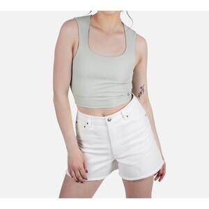 NEW JETTY mystic rib tank in sage green